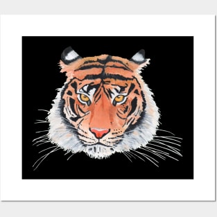 Tiger Head Posters and Art